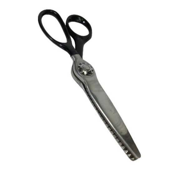 Vtg Craftsman Pinking Scissors Shears Zig Zag Sewing Paper Crafts Scrapbooking - Picture 8 of 11